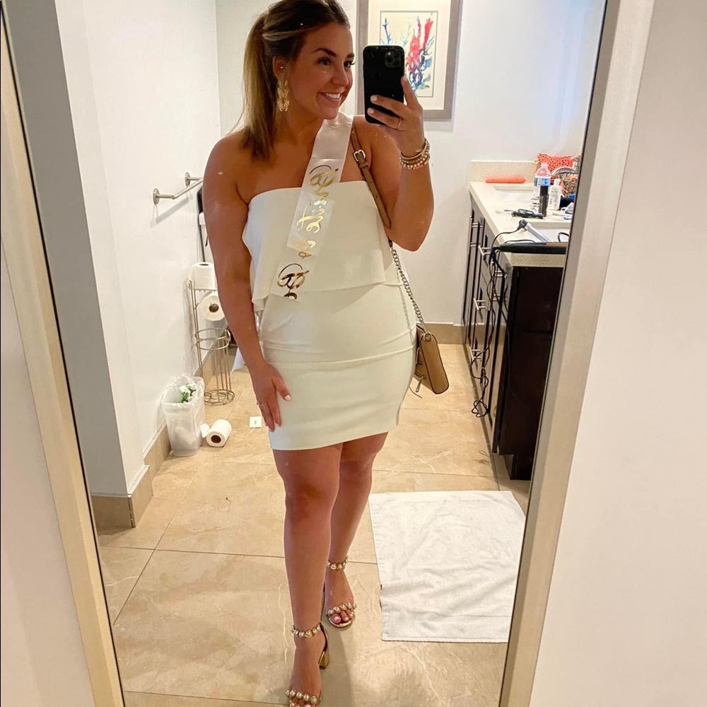 Likely Driggs Mini Dress - White